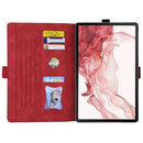 Love Butterfly Embossed Leather Tablet Case, For Samsung Galaxy Tab S9 FE+