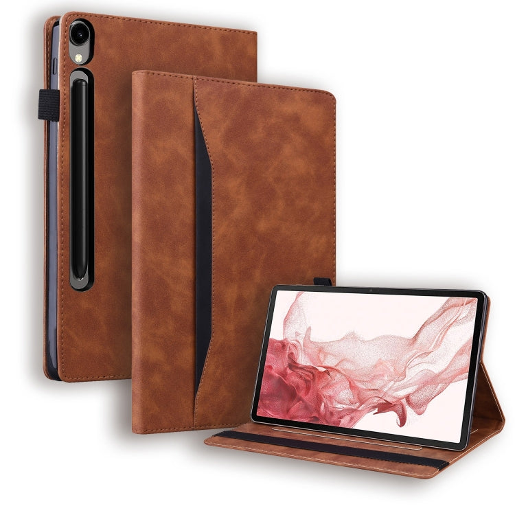 Splicing Shockproof Leather Tablet Case, For Samsung Galaxy Tab A9, For Samsung Galaxy Tab S9 Ultra /S8 Ultra