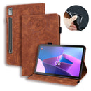 For Lenovo Tab M11 2024 Tab P12 12.7 Texture Embossed Leather Tablet Case