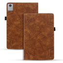 For Lenovo Tab M11 2024 Tab P12 12.7 Texture Embossed Leather Tablet Case