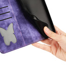 Butterfly Cat Embossing Flip Leather Phone Case, For iPhone 15 Pro Max, For iPhone 15 Pro, For iPhone 15 Plus, For iPhone 15
