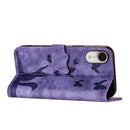 Butterfly Cat Embossing Flip Leather Phone Case, For iPhone XR, For iPhone XS Max, For iPhone 8 Plus / 7 Plus
