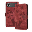 Butterfly Cat Embossing Flip Leather Phone Case, For iPhone 17 Pro Max, For iPhone 17 Pro, For iPhone 17, For iPhone Air