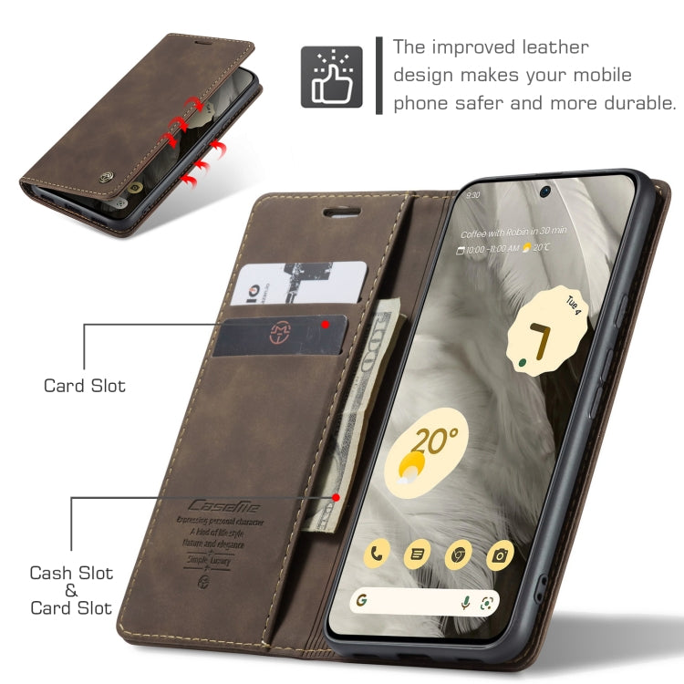 For Google Pixel 8 Pro CaseMe Wallet Flip Leather Phone Case