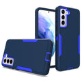 For Samsung Galaxy S21 FE 5G 2 in 1 Magnetic PC + TPU Phone Case