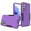 For Samsung Galaxy S21 FE 5G 2 in 1 Magnetic PC + TPU Phone Case