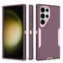 For Samsung Galaxy S21 FE 5G 2 in 1 Magnetic PC + TPU Phone Case