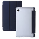 For Samsung Galaxy Tab S10 Ultra 3-Fold Clear Acrylic Leather Tablet Case
