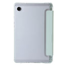 For Samsung Galaxy Tab S10 Ultra 3-Fold Clear Acrylic Leather Tablet Case