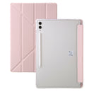 Clear Acrylic Deformation Leather Tablet Case, For Samsung Galaxy Tab S9