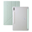 Clear Acrylic Deformation Leather Tablet Case, For Samsung Galaxy Tab S9