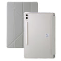 Clear Acrylic Leather Tablet Case, For Samsung Galaxy Tab S9 FE+