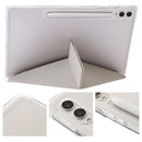 Clear Acrylic Leather Tablet Case, For Samsung Galaxy Tab S9 FE+