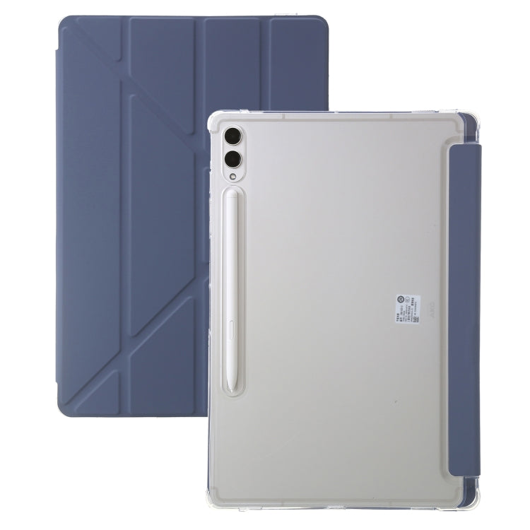 Clear Acrylic Leather Tablet Case, For Samsung Galaxy Tab S9 FE+
