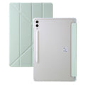 Clear Acrylic Leather Tablet Case, For Samsung Galaxy Tab S9 FE+