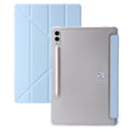 Clear Acrylic Leather Tablet Case, For Samsung Galaxy Tab S9 FE+