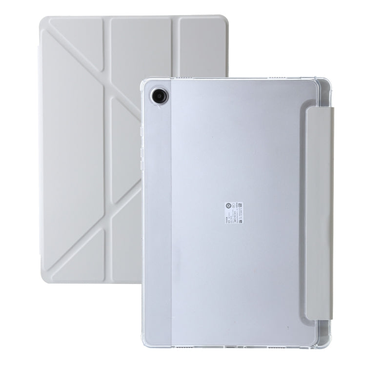 Clear Acrylic Leather Tablet Case, For Samsung Galaxy Tab S9 FE+