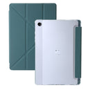 Clear Acrylic Leather Tablet Case, For Samsung Galaxy Tab S9 FE+