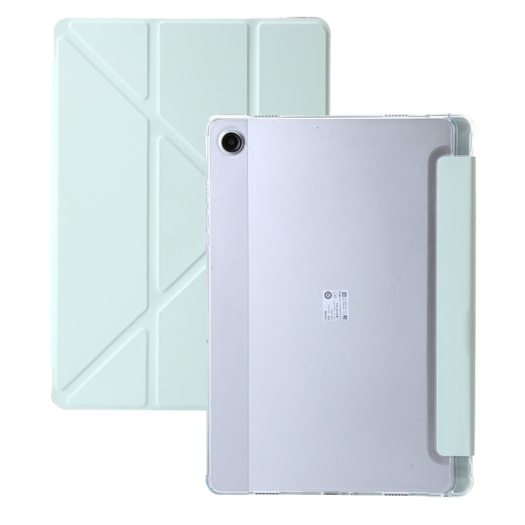 Clear Acrylic Leather Tablet Case, For Samsung Galaxy Tab S9 FE+