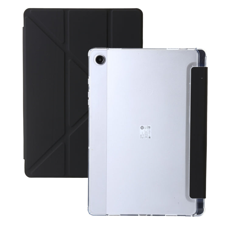 Clear Acrylic Leather Tablet Case, For Samsung Galaxy Tab S9 FE+