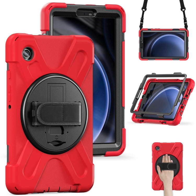 Rotary Handle Grab TPU + PC Tablet Case, For Samsung Galaxy Tab A9+