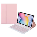 Square Cap Bluetooth Keyboard Leather Case with Pen Slot For Samsung Galaxy Tab S9 FE+
