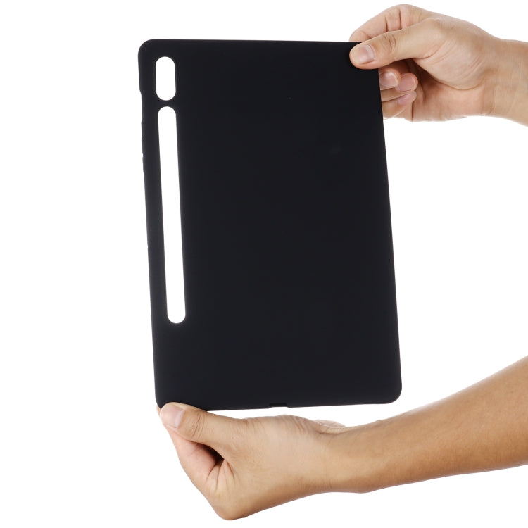 Pure Color Liquid Silicone Shockproof Tablet Case, For Samsung Galaxy Tab S9 Ultra / S10 Ultra, For Samsung Galaxy Tab S9 FE+ / S10+, For Samsung Galaxy Tab S6 Lite 2024, For Samsung Galaxy Tab S9 FE, For Samsung Galaxy Tab A9+, For Samsung Galaxy Tab A9