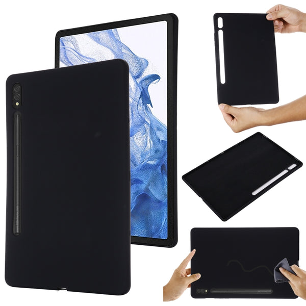 Pure Color Liquid Silicone Shockproof Tablet Case, For Samsung Galaxy Tab S9 Ultra / S10 Ultra, For Samsung Galaxy Tab S9 FE+ / S10+, For Samsung Galaxy Tab S6 Lite 2024, For Samsung Galaxy Tab S9 FE, For Samsung Galaxy Tab A9+, For Samsung Galaxy Tab A9