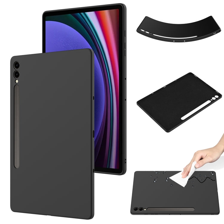 Pure Color Liquid Silicone Shockproof Tablet Case, For Samsung Galaxy Tab S9 Ultra / S10 Ultra, For Samsung Galaxy Tab S9 FE+ / S10+, For Samsung Galaxy Tab S6 Lite 2024, For Samsung Galaxy Tab S9 FE, For Samsung Galaxy Tab A9+, For Samsung Galaxy Tab A9