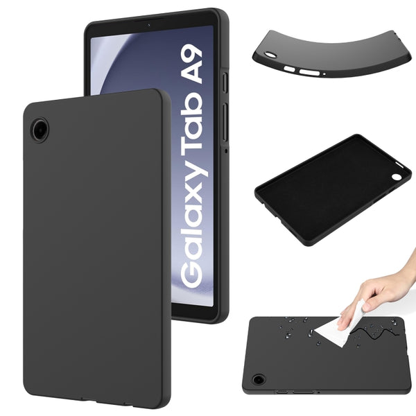 Pure Color Liquid Silicone Shockproof Tablet Case, For Samsung Galaxy Tab A9, For Samsung Galaxy Tab S9, For Samsung Galaxy Tab S9+