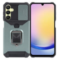 For Samsung Galaxy A25 Camera Shield Card Slot PC+TPU Phone Case