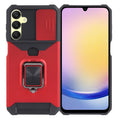 For Samsung Galaxy A25 Camera Shield Card Slot PC+TPU Phone Case