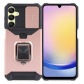 For Samsung Galaxy A25 Camera Shield Card Slot PC+TPU Phone Case