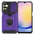 For Samsung Galaxy A25 Camera Shield Card Slot PC+TPU Phone Case