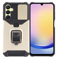 For Samsung Galaxy A25 Camera Shield Card Slot PC+TPU Phone Case