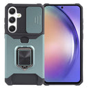 For Samsung Galaxy A55 Camera Shield Card Slot PC+TPU Phone Case