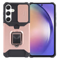 For Samsung Galaxy A55 Camera Shield Card Slot PC+TPU Phone Case