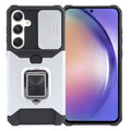 For Samsung Galaxy A55 Camera Shield Card Slot PC+TPU Phone Case