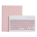 For Samsung Tab A9+ Plus TPU Bluetooth Keyboard Leather Tablet Case with Pen Holder