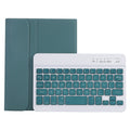 For Samsung Tab A9+ Plus TPU Bluetooth Keyboard Leather Tablet Case with Pen Holder