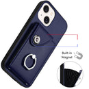 Organ Card Bag Ring Holder Phone Case, For iPhone 15, For iPhone 14 Plus, For iPhone 14, For iPhone 14 Pro