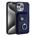 Organ Card Bag Ring Holder Phone Case, For iPhone 14 Pro Max, For iPhone SE 2022 / 2020 / 8 / 7, For iPhone 13 Pro Max, For iPhone 13 Pro