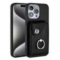 Organ Card Bag Ring Holder Phone Case, For iPhone 14 Pro Max, For iPhone SE 2022 / 2020 / 8 / 7, For iPhone 13 Pro Max, For iPhone 13 Pro