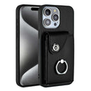 Organ Card Bag Ring Holder Phone Case, For iPhone 14 Pro Max, For iPhone SE 2022 / 2020 / 8 / 7, For iPhone 13 Pro Max, For iPhone 13 Pro