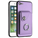 Organ Card Bag Ring Holder Phone Case, For iPhone 14 Pro Max, For iPhone SE 2022 / 2020 / 8 / 7, For iPhone 13 Pro Max, For iPhone 13 Pro