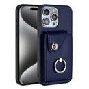 Organ Card Bag Ring Holder Phone Case, For iPhone 14 Pro Max, For iPhone SE 2022 / 2020 / 8 / 7, For iPhone 13 Pro Max, For iPhone 13 Pro