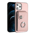 Organ Card Bag Ring Holder Phone Case, For iPhone 13, For iPhone 13 mini, For iPhone 12, For iPhone 12 Pro Max