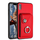 Organ Card Bag Ring Holder Phone Case, For iPhone 11 Pro, For iPhone X / XS, For iPhone XR, For iPhone XS Max