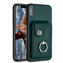 Organ Card Bag Ring Holder Phone Case, For iPhone 11 Pro, For iPhone X / XS, For iPhone XR, For iPhone XS Max