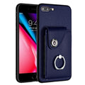 Organ Card Bag Ring Holder Phone Case, For iPhone 8 Plus / 7 Plus